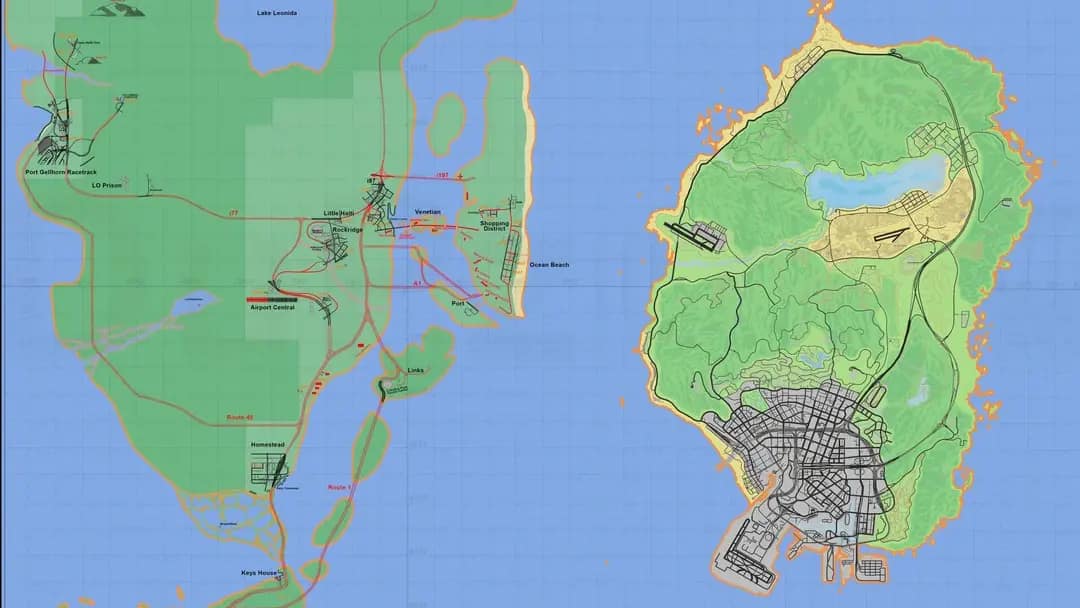 GTA VI MAP
