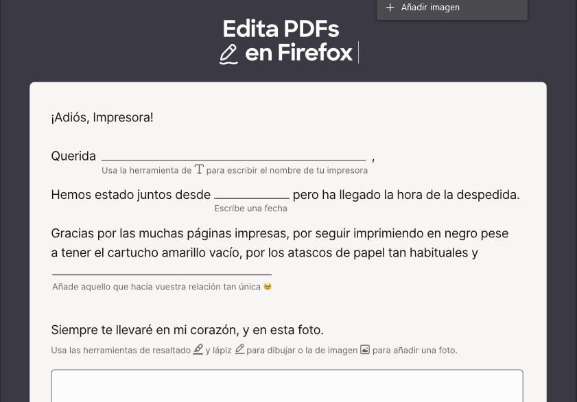 Editar PDFs con Firefox es un proceso sencillo y directo que no requiere la instalación de software adicional. Herramientas de PDF Firefox.
